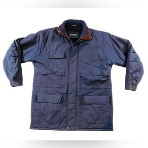VTG Men's FieldMaster Dark Blue Insulated Field Jacket Chore Coat Sz XLT